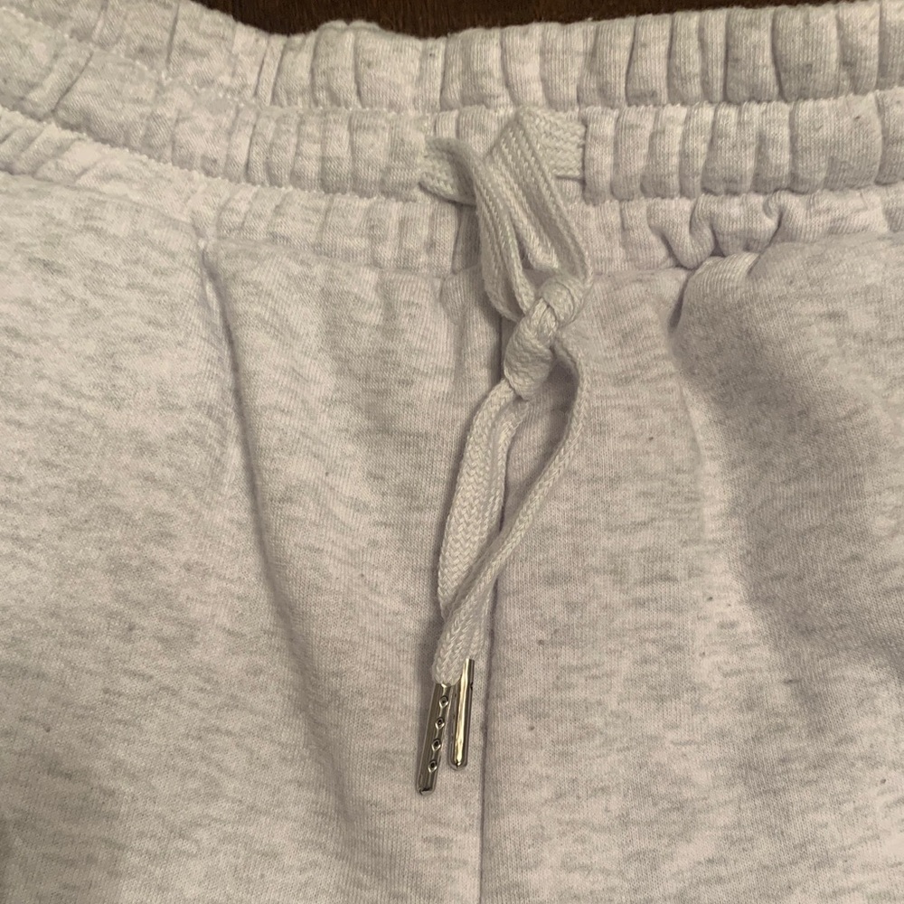 Better Together Women's Soft Gray Drawstring Shorts - Picture 3 of 9